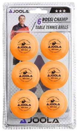 Piłeczki do tenisa stołowego pingpongowe Joola Rossi Champ 6 szt. pomarańczowe